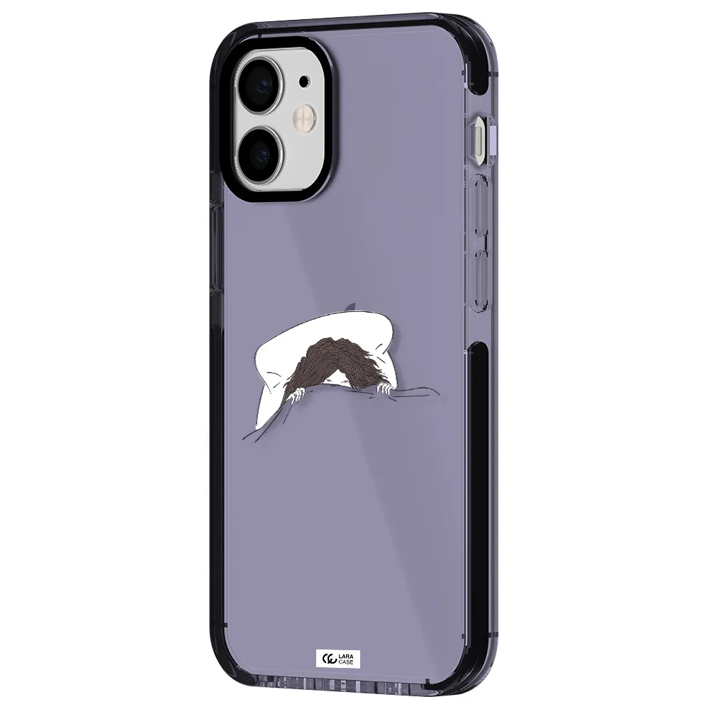 Do Not Wake Me Up Apple iPhone 12 mini impact Lilac Case