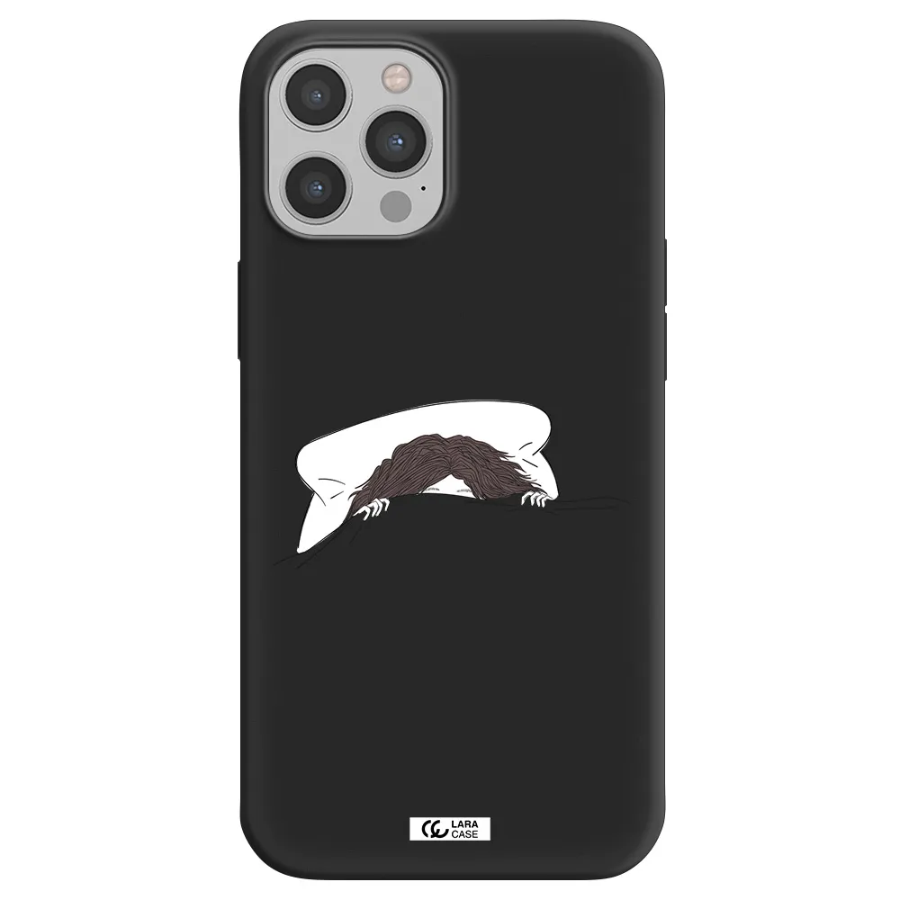 Do Not Wake Me Up Apple iPhone 12 pro max Silicone black Case