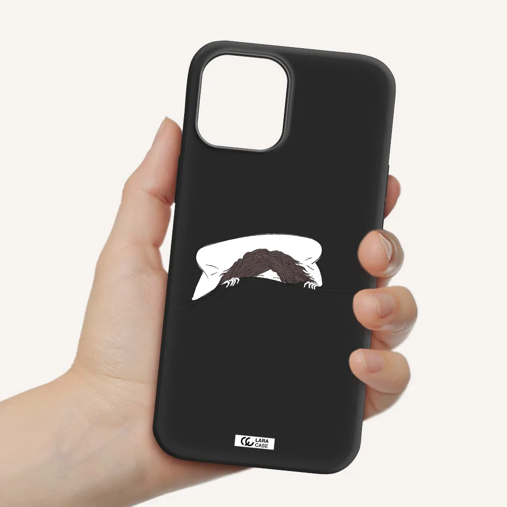 Do Not Wake Me Up Apple iPhone 12 pro Silicone black Case