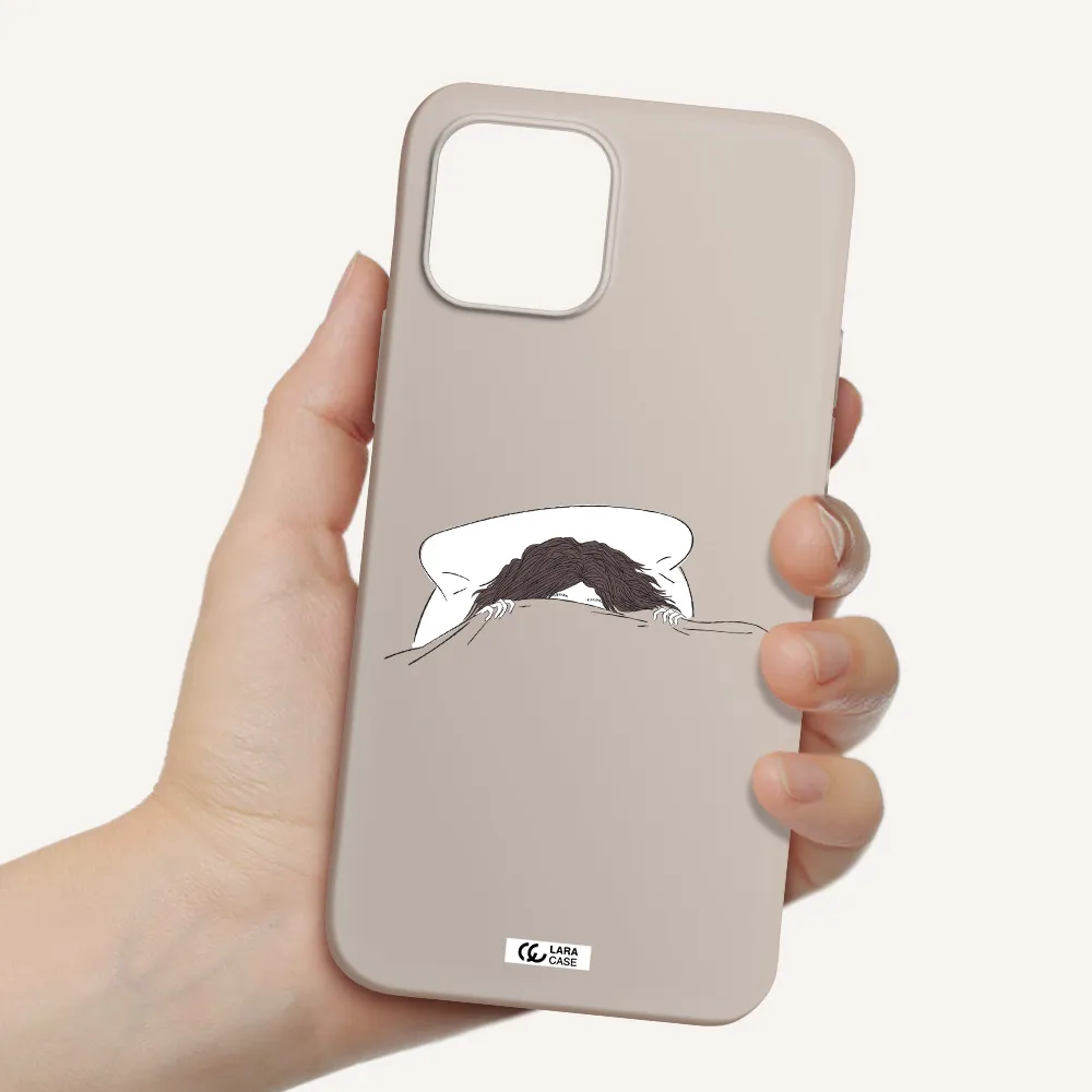 Do Not Wake Me Up Apple iPhone 12 Silicone Stone Case