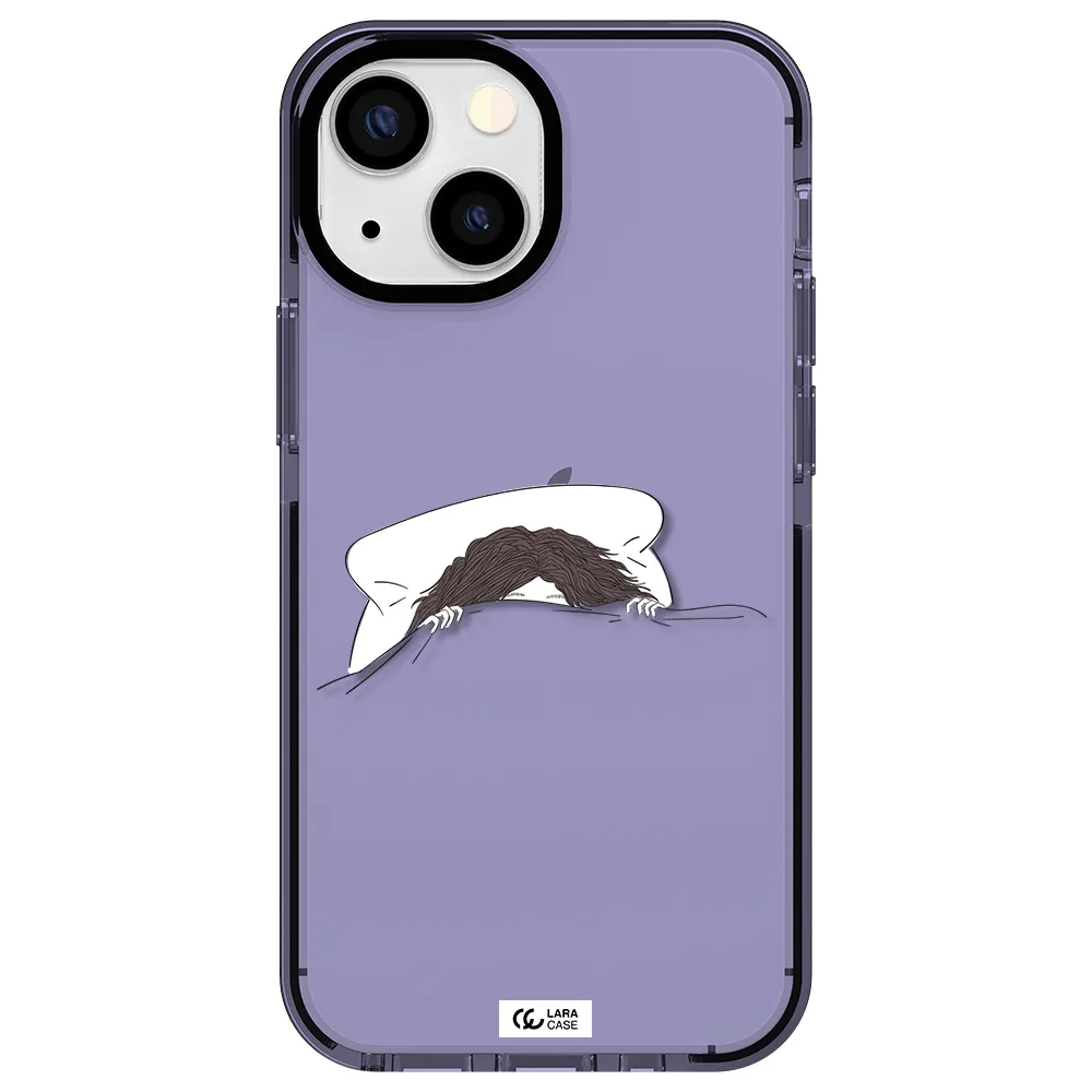 Do Not Wake Me Up Apple iPhone 13 mini impact Lilac Case