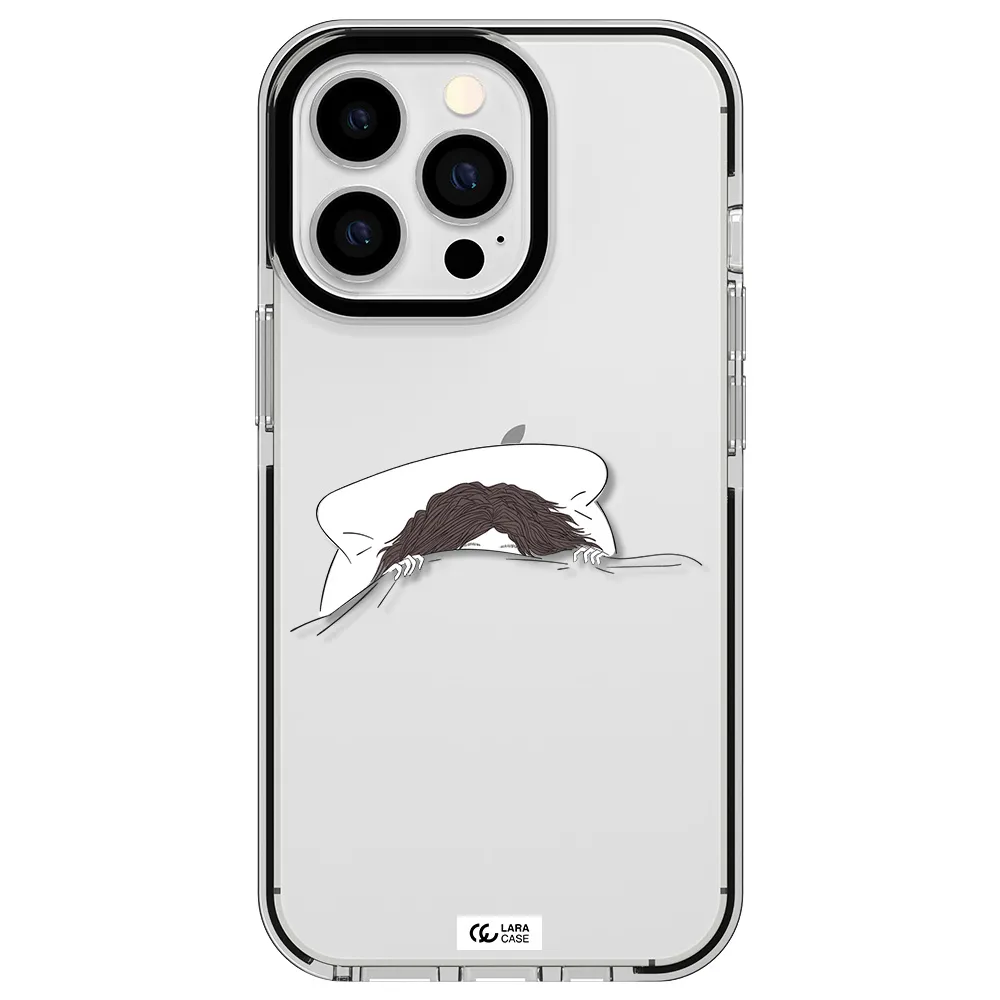 Do Not Wake Me Up Apple iPhone 13 Pro impact black border Case