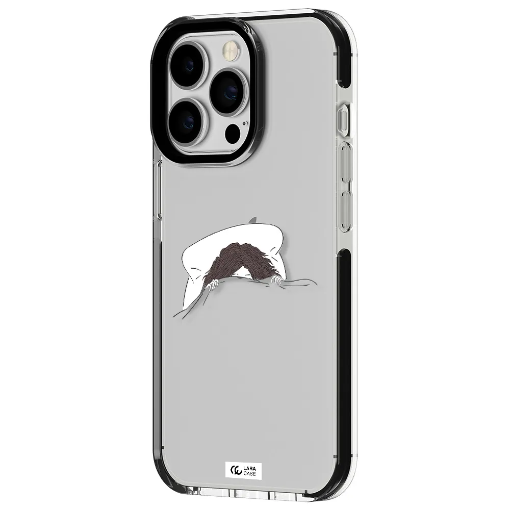 Do Not Wake Me Up Apple iPhone 13 Pro impact black border Case