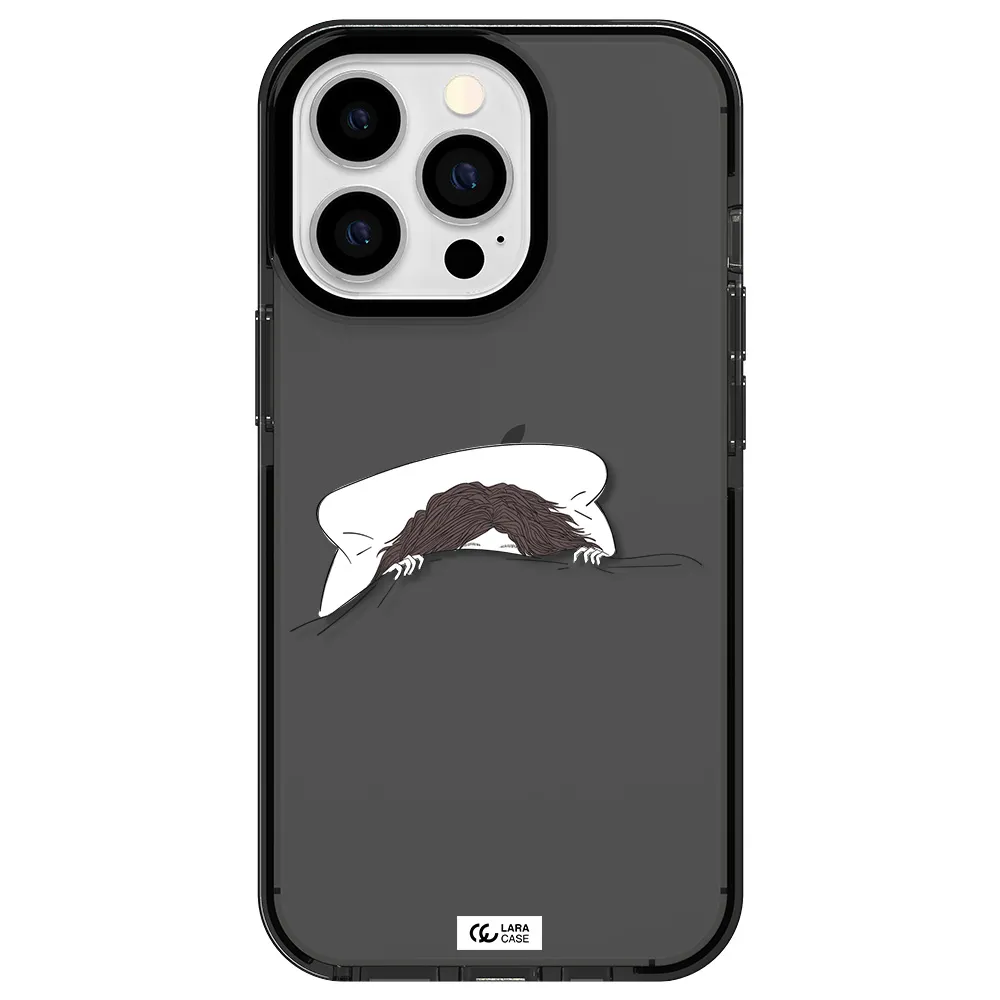 Do Not Wake Me Up Apple iPhone 13 Pro impact Smoke Black Case