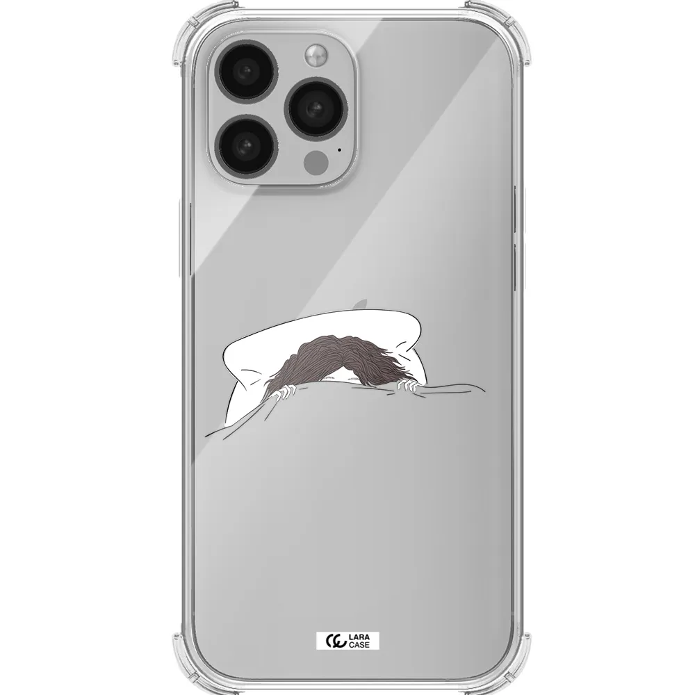 Do Not Wake Me Up Apple iPhone 13 Pro Max Clear PC Case