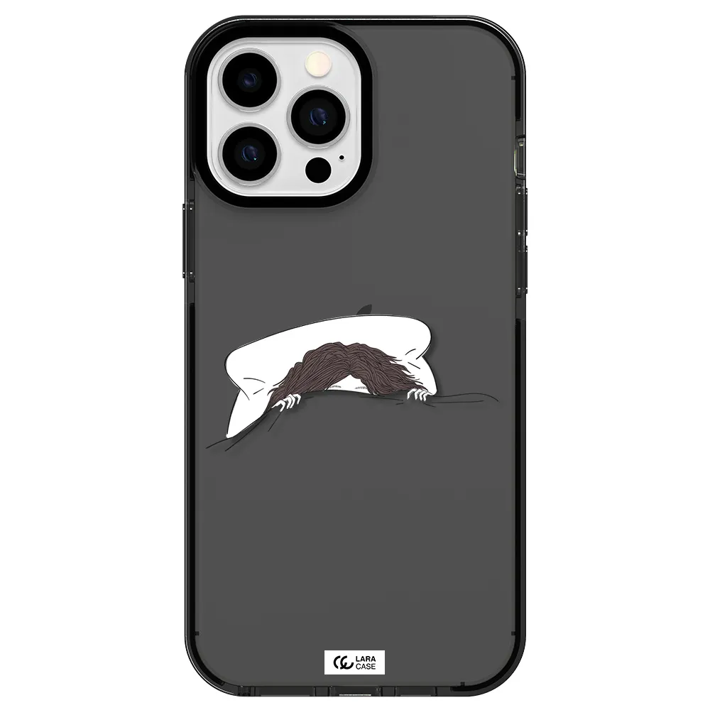 Do Not Wake Me Up Apple iPhone 13 Pro Max impact Smoke Black Case