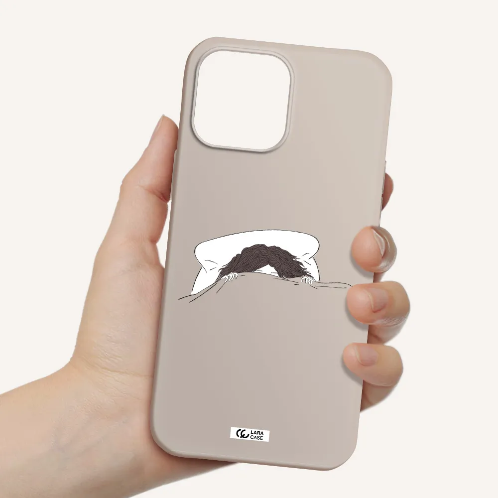 Do Not Wake Me Up Apple iPhone 13 Pro Silicone Stone Case