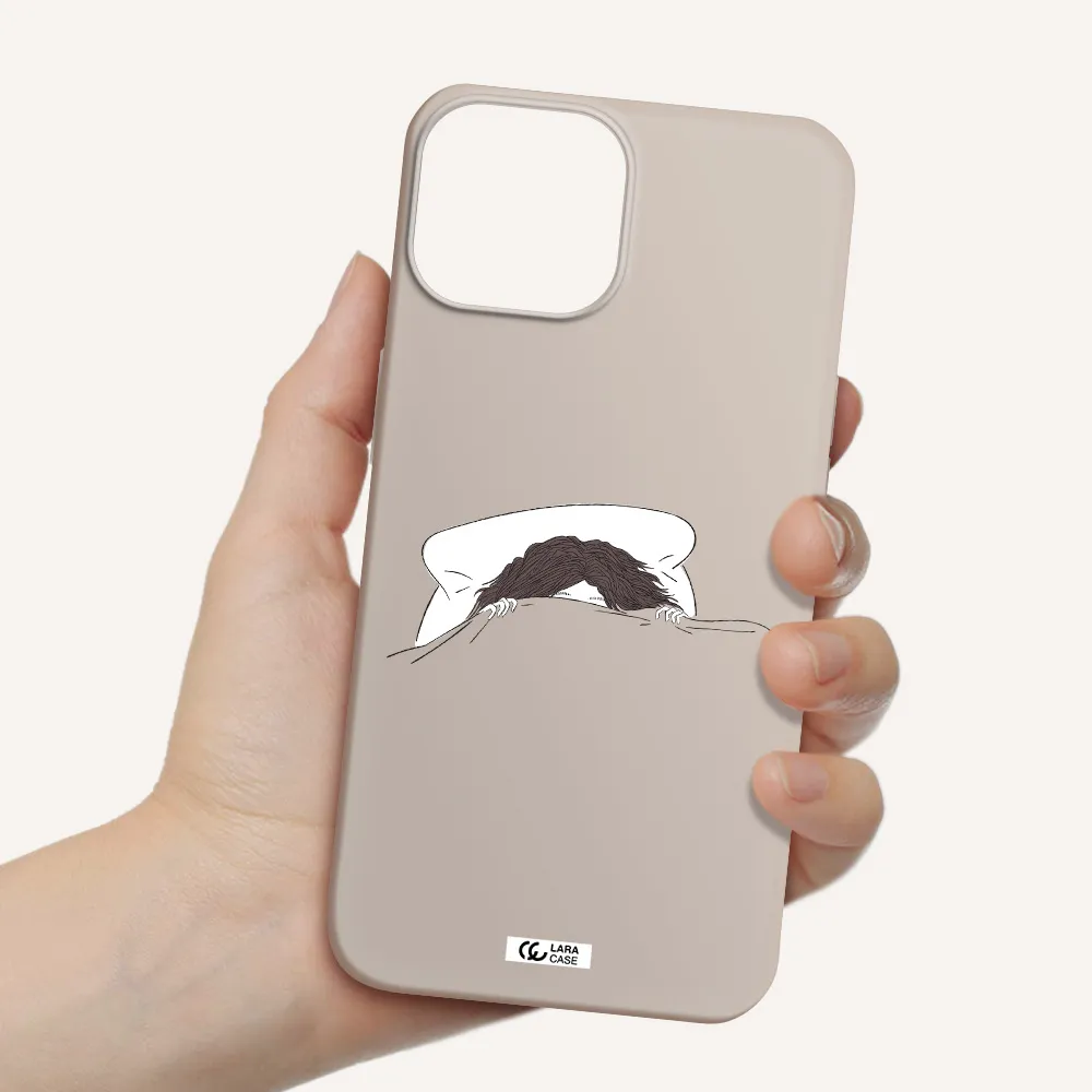 Do Not Wake Me Up Apple iPhone 13 Silicone Stone Case