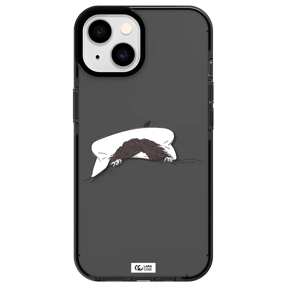 Do Not Wake Me Up Apple iPhone 14 impact Smoke Black Case