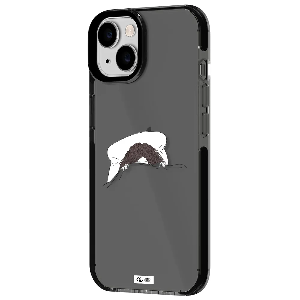 Do Not Wake Me Up Apple iPhone 14 impact Smoke Black Case