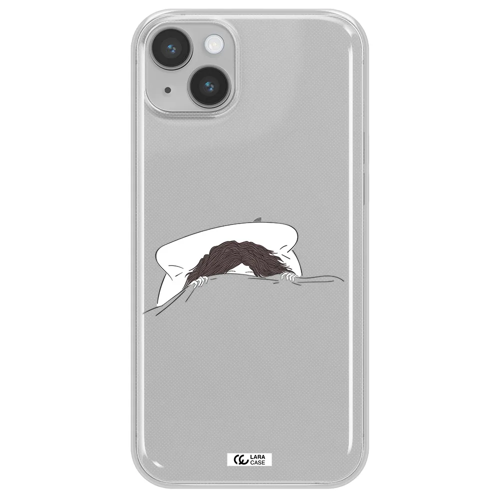 Do Not Wake Me Up Apple iPhone 14 plus Clear TPU Case