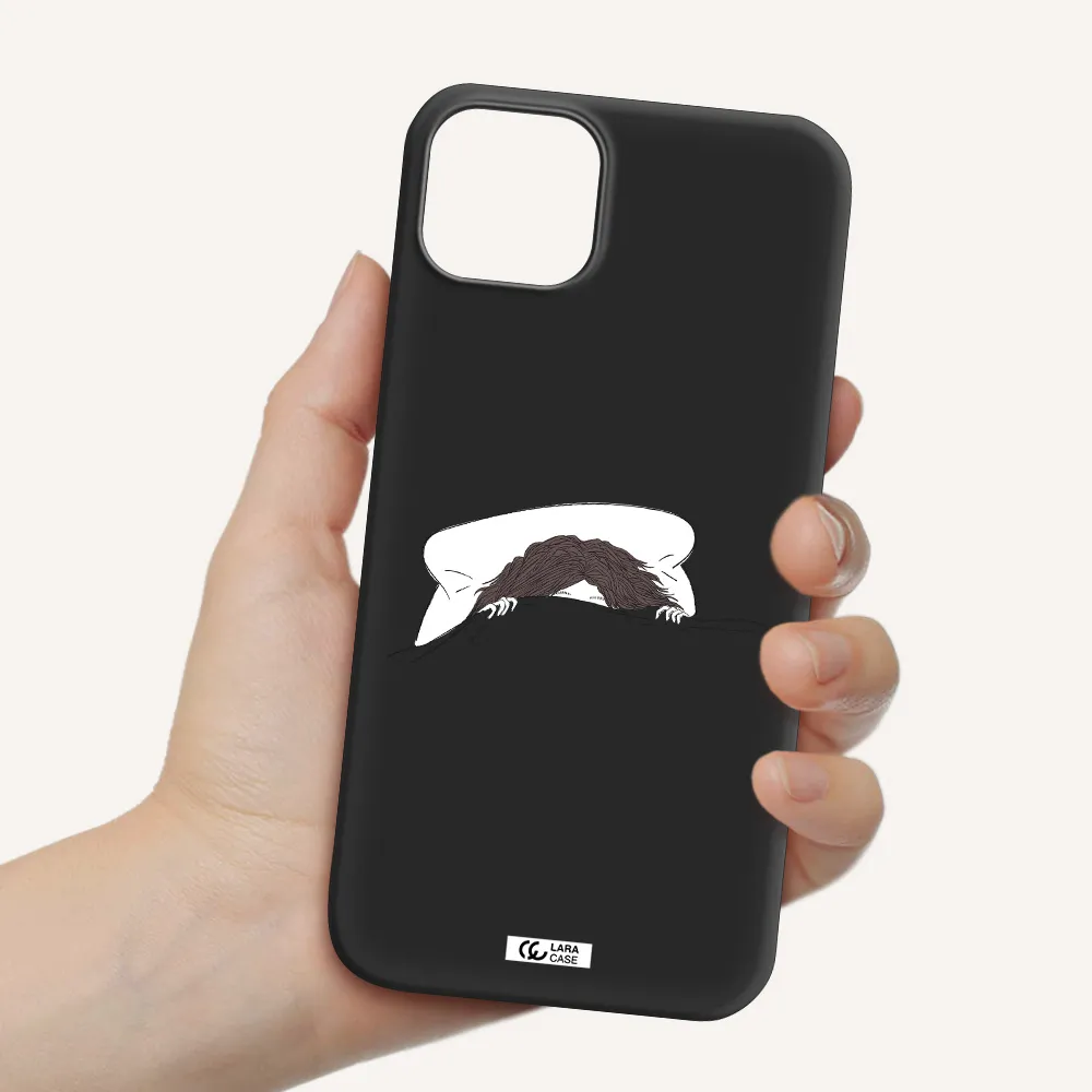 Do Not Wake Me Up Apple iPhone 14 plus Silicone black Case