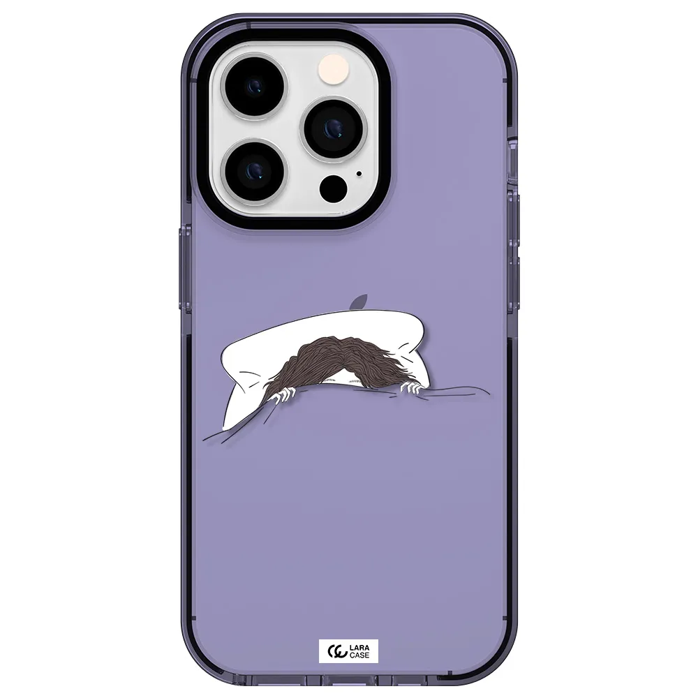Do Not Wake Me Up Apple iPhone 14 pro impact Lilac Case