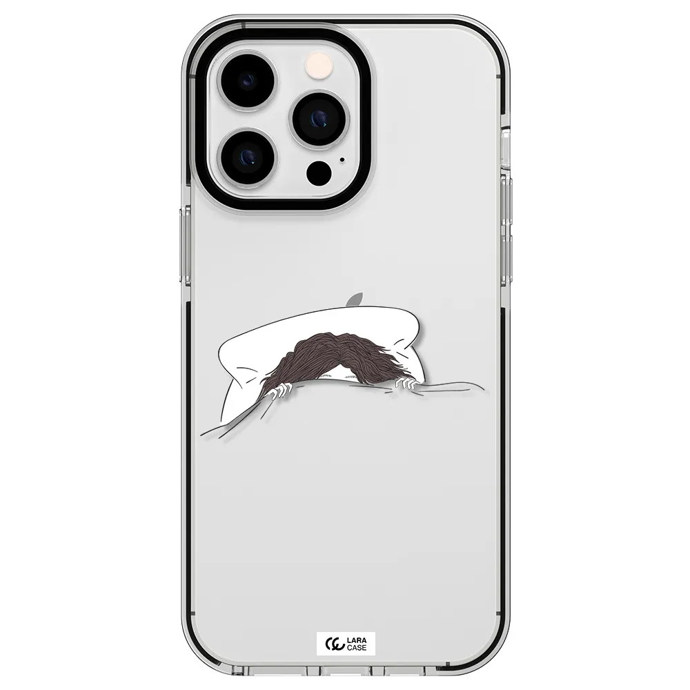 Do Not Wake Me Up Apple iPhone 14 pro max impact black border Case