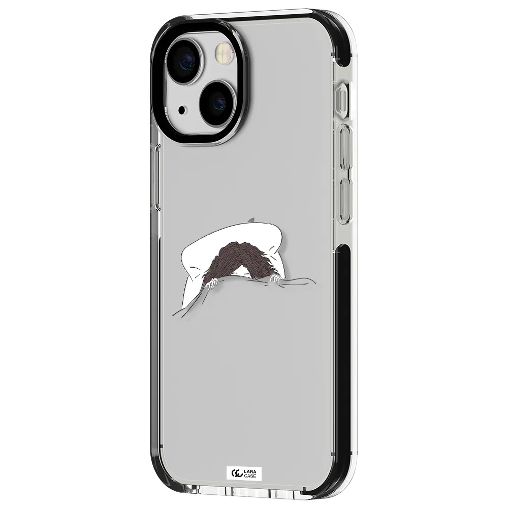 Do Not Wake Me Up Apple iPhone 15 impact black border Case