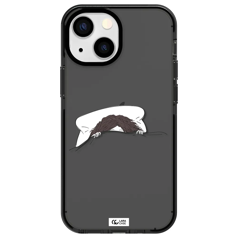 Do Not Wake Me Up Apple iPhone 15 impact Smoke Black Case