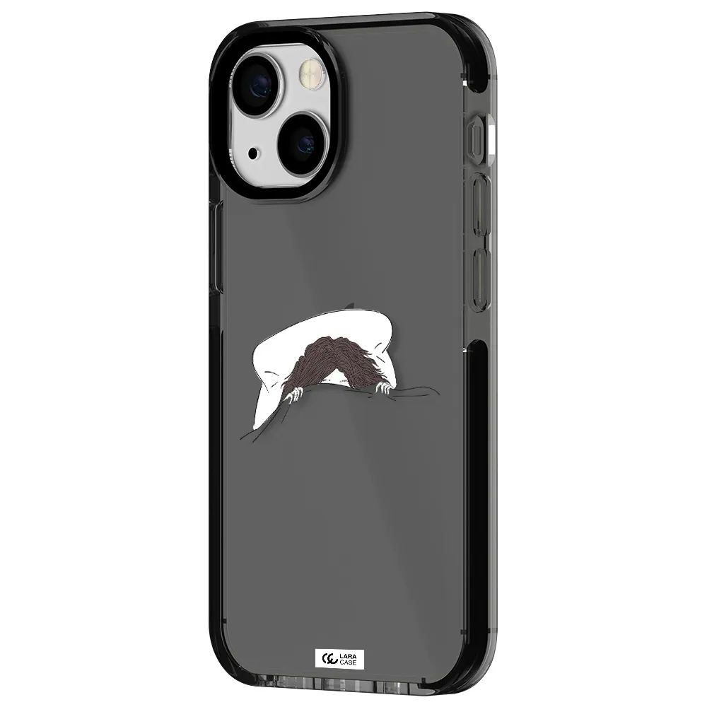 Do Not Wake Me Up Apple iPhone 15 impact Smoke Black Case