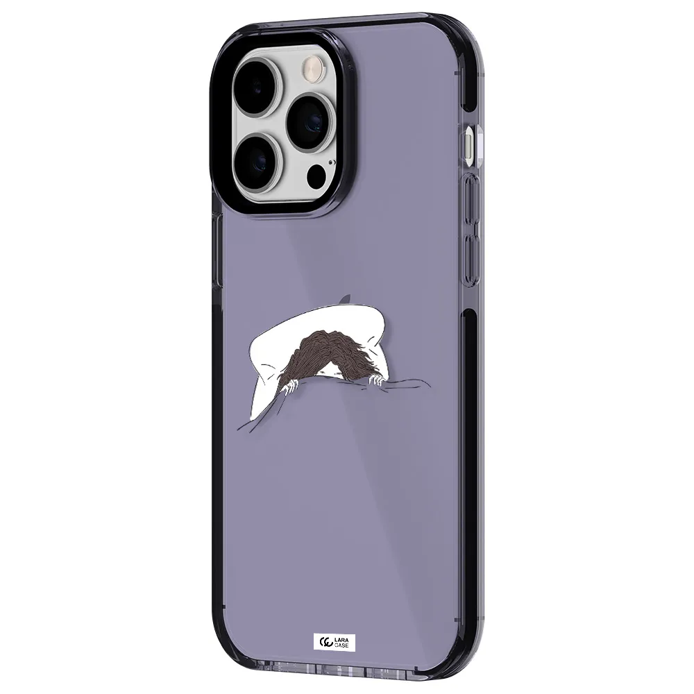 Do Not Wake Me Up Apple iPhone 15 Pro impact Lilac Case