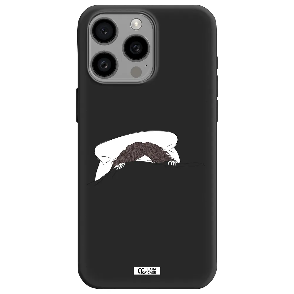 Do Not Wake Me Up Apple Iphone 15 Pro max Silicone black Case