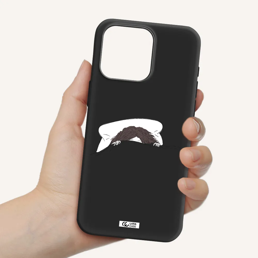 Do Not Wake Me Up Apple Iphone 15 Pro max Silicone black Case