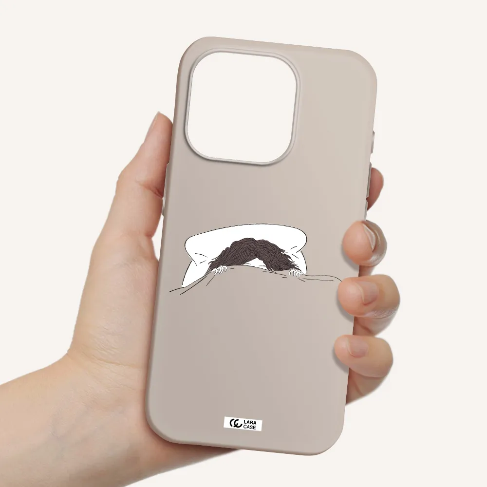 Do Not Wake Me Up Apple Iphone 15 Pro Silicone Stone Case