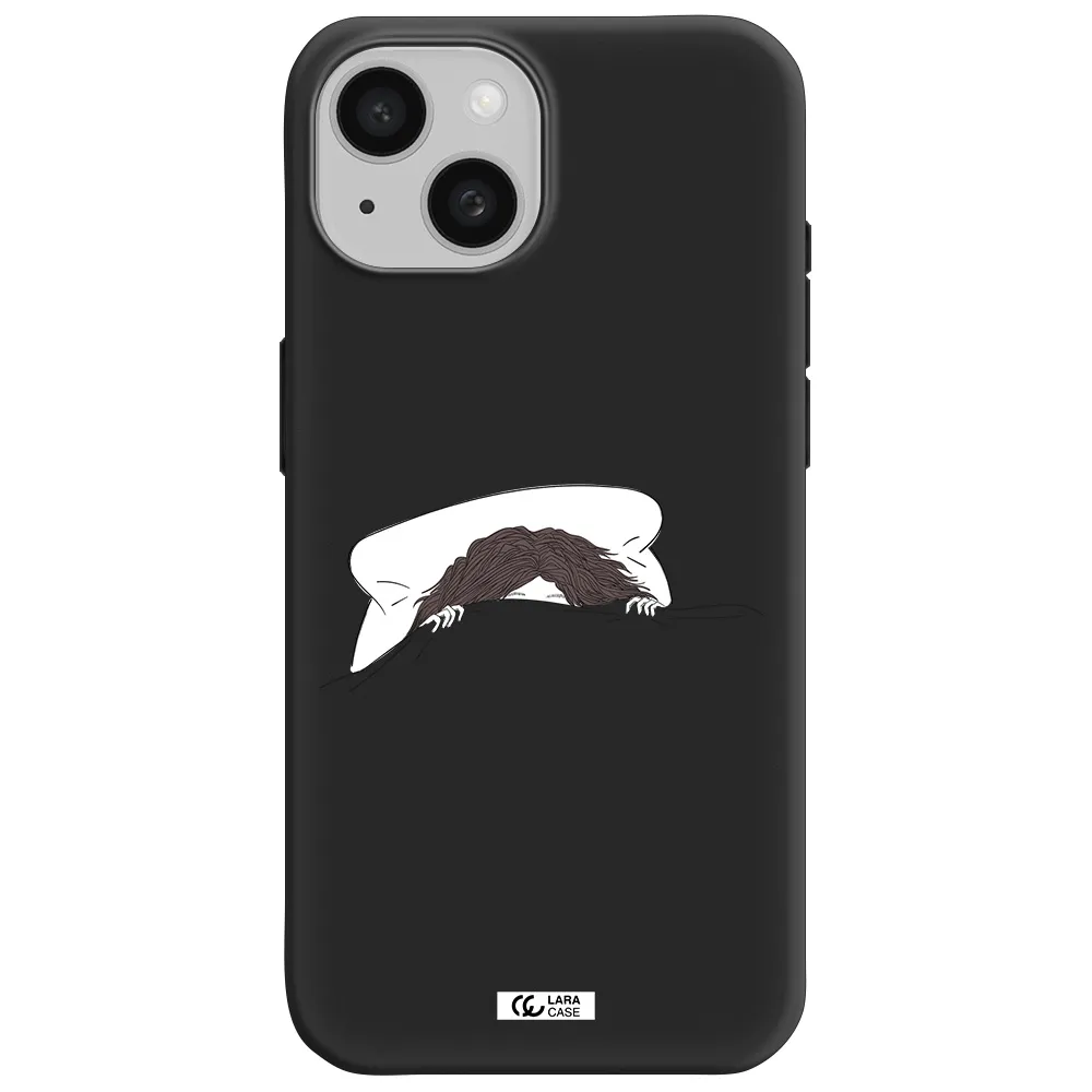 Do Not Wake Me Up Apple iPhone 15 Silicone black Case