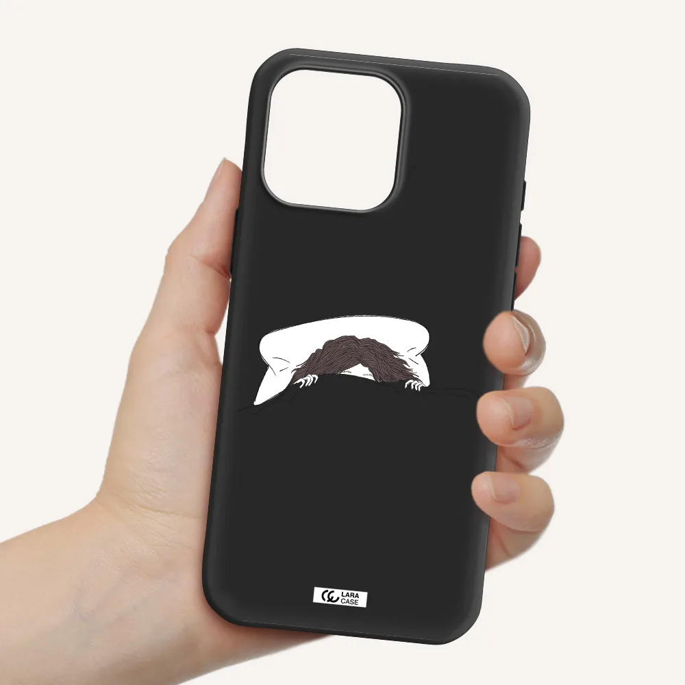 Do Not Wake Me Up Apple Iphone 16 Pro Max Silicone Black Case