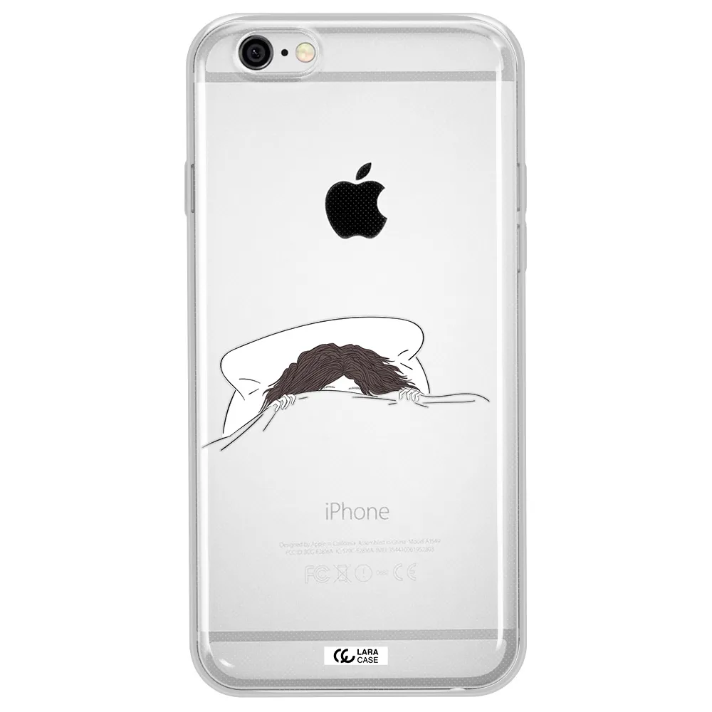 Do Not Wake Me Up Apple iPhone 6 plus Clear TPU Case