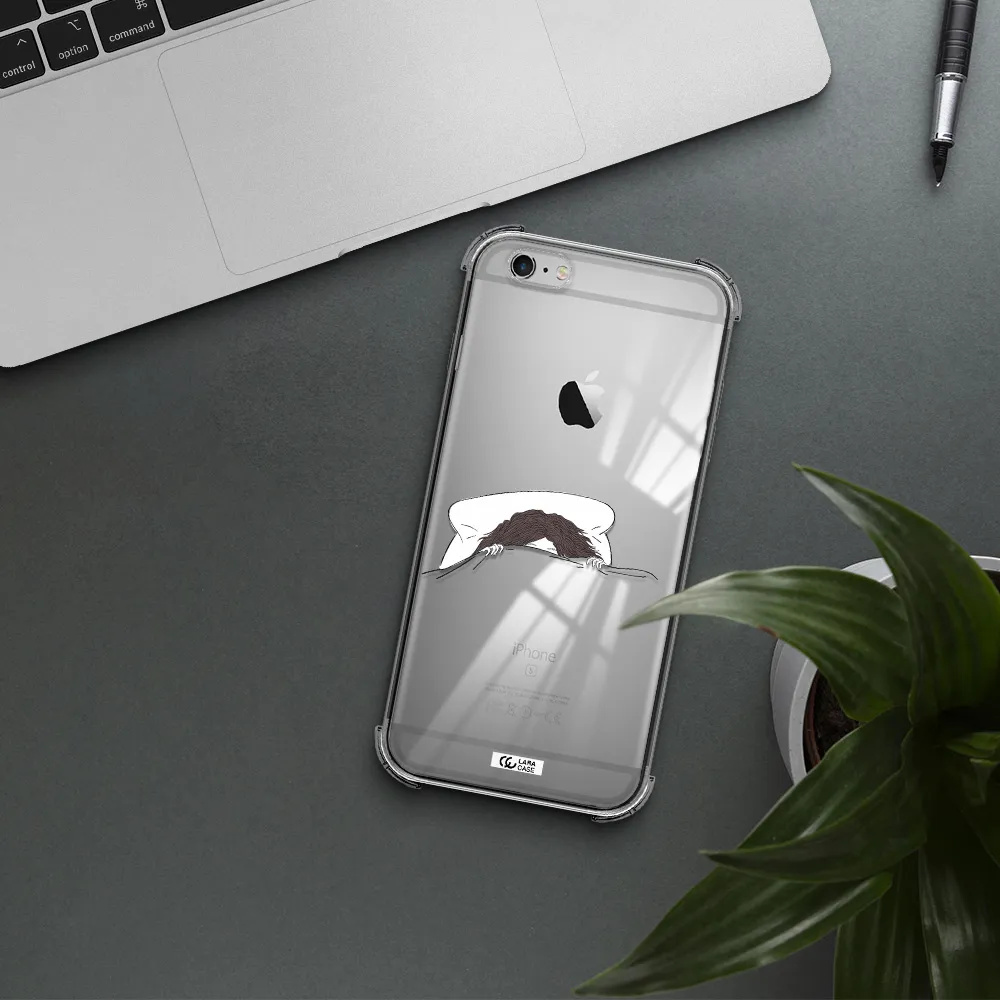 Do Not Wake Me Up Apple iPhone 6 s plus Clear PC Case