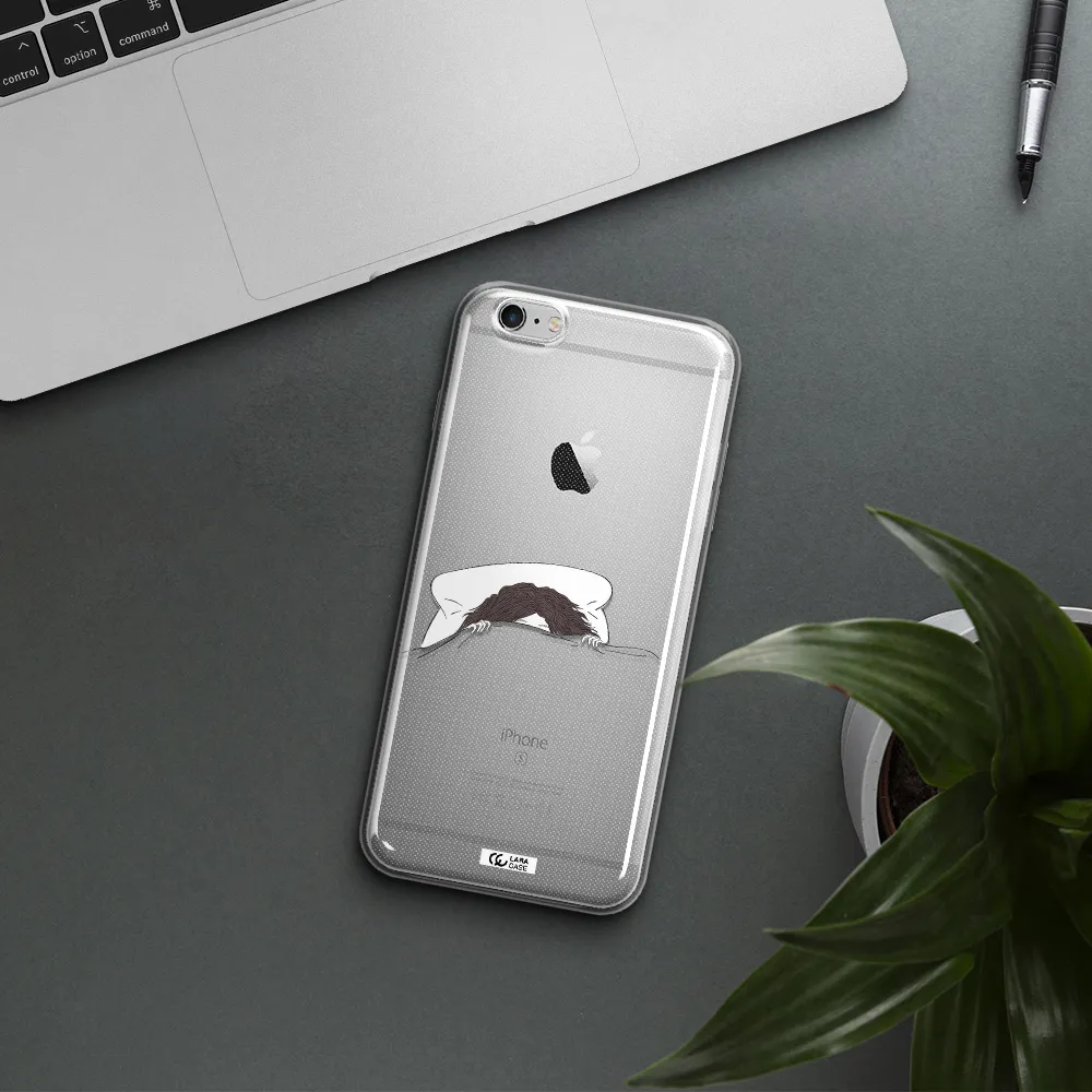 Do Not Wake Me Up Apple iPhone 6 s plus Clear TPU Case