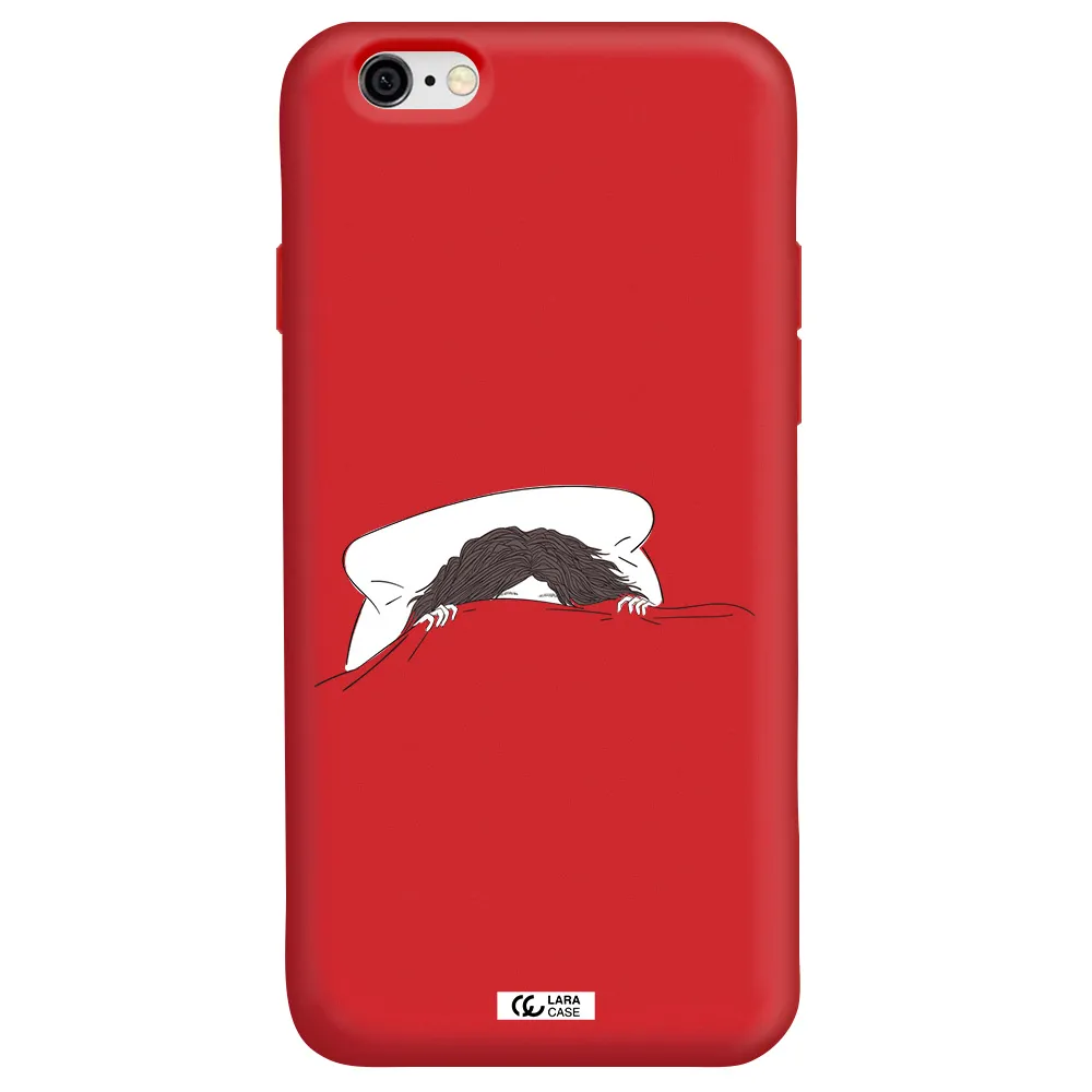 Do Not Wake Me Up Apple iPhone 6 Silicone Imperial Red Case