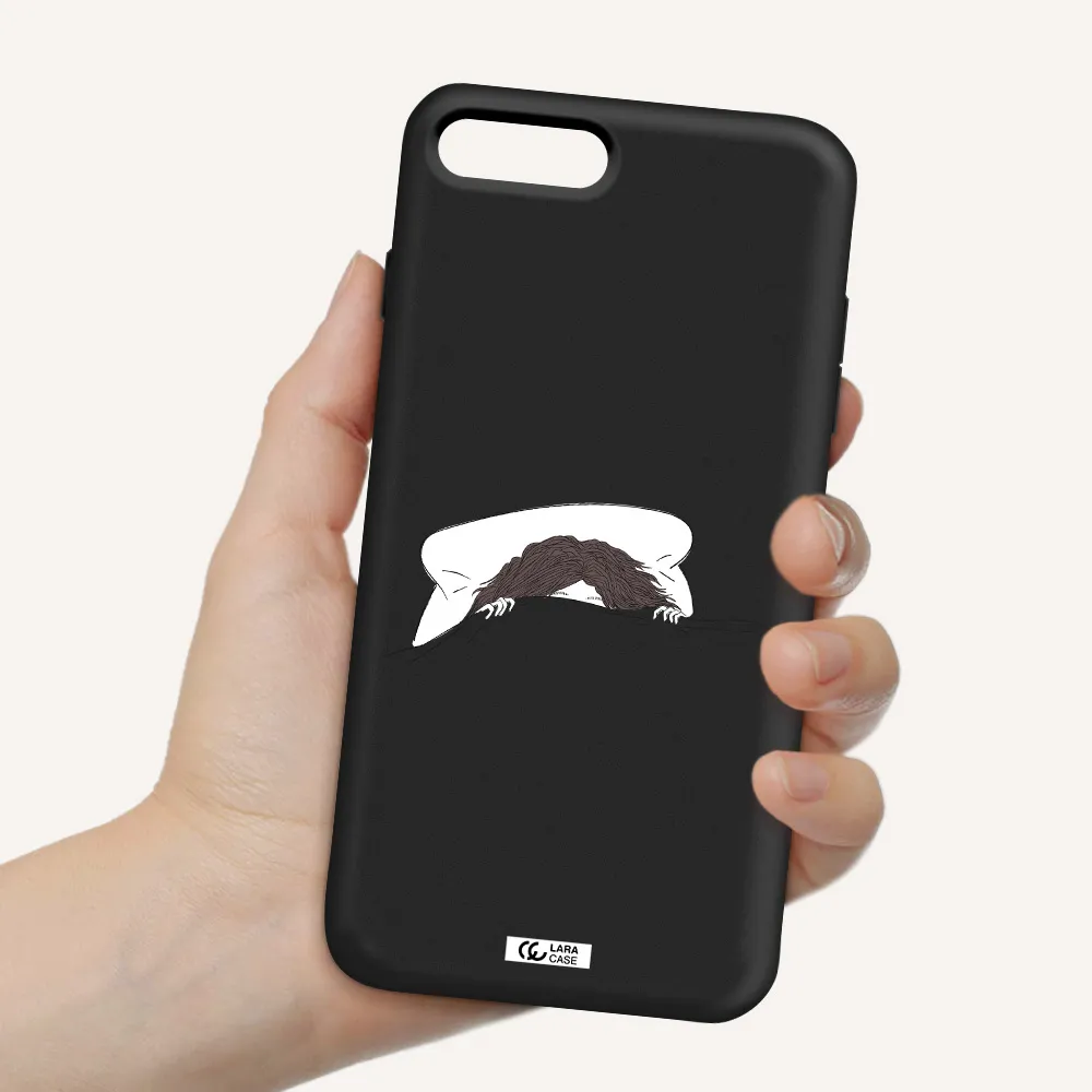 Do Not Wake Me Up Apple iPhone 8 plus Silicone black Case