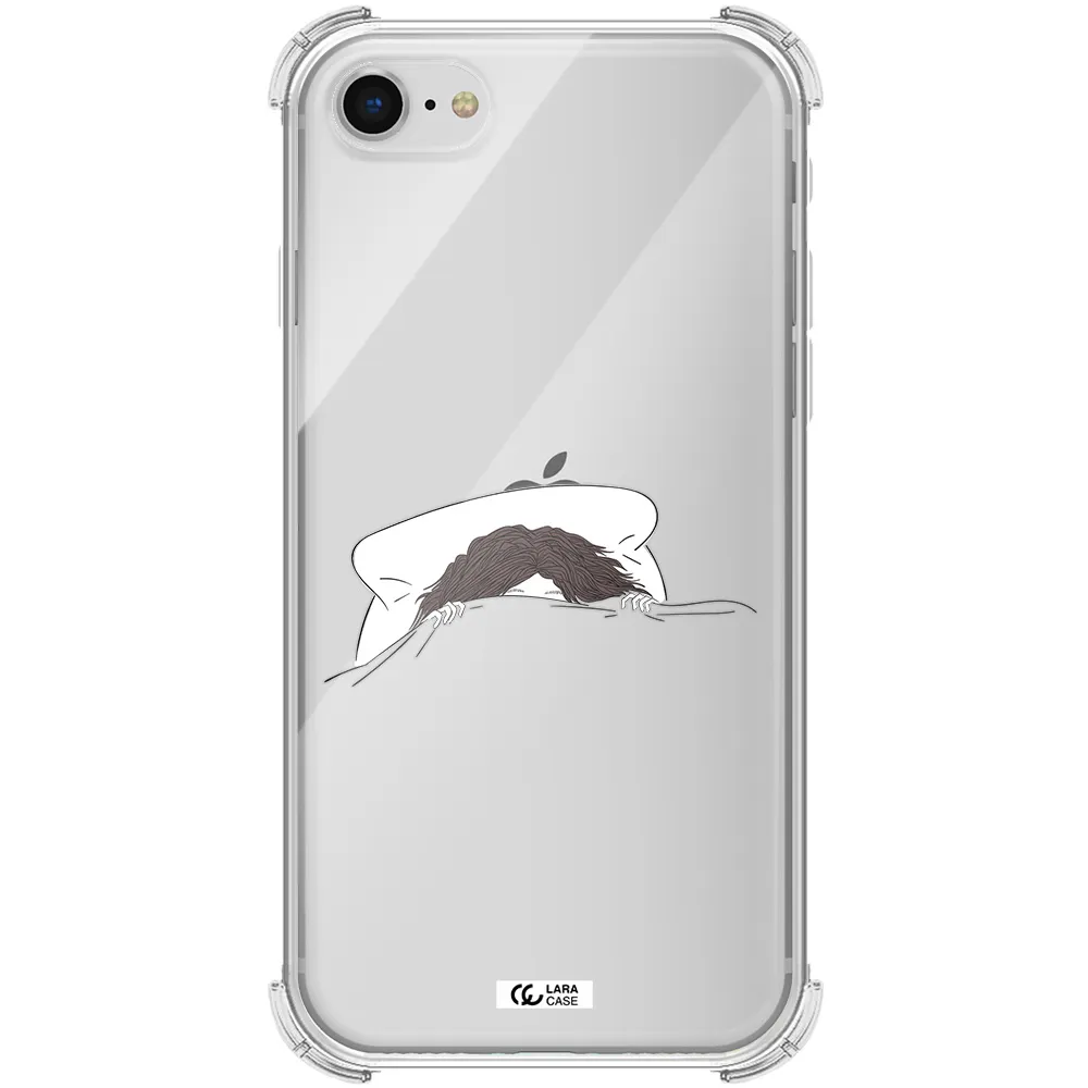 Do Not Wake Me Up Apple iPhone se 2020 Clear PC Case