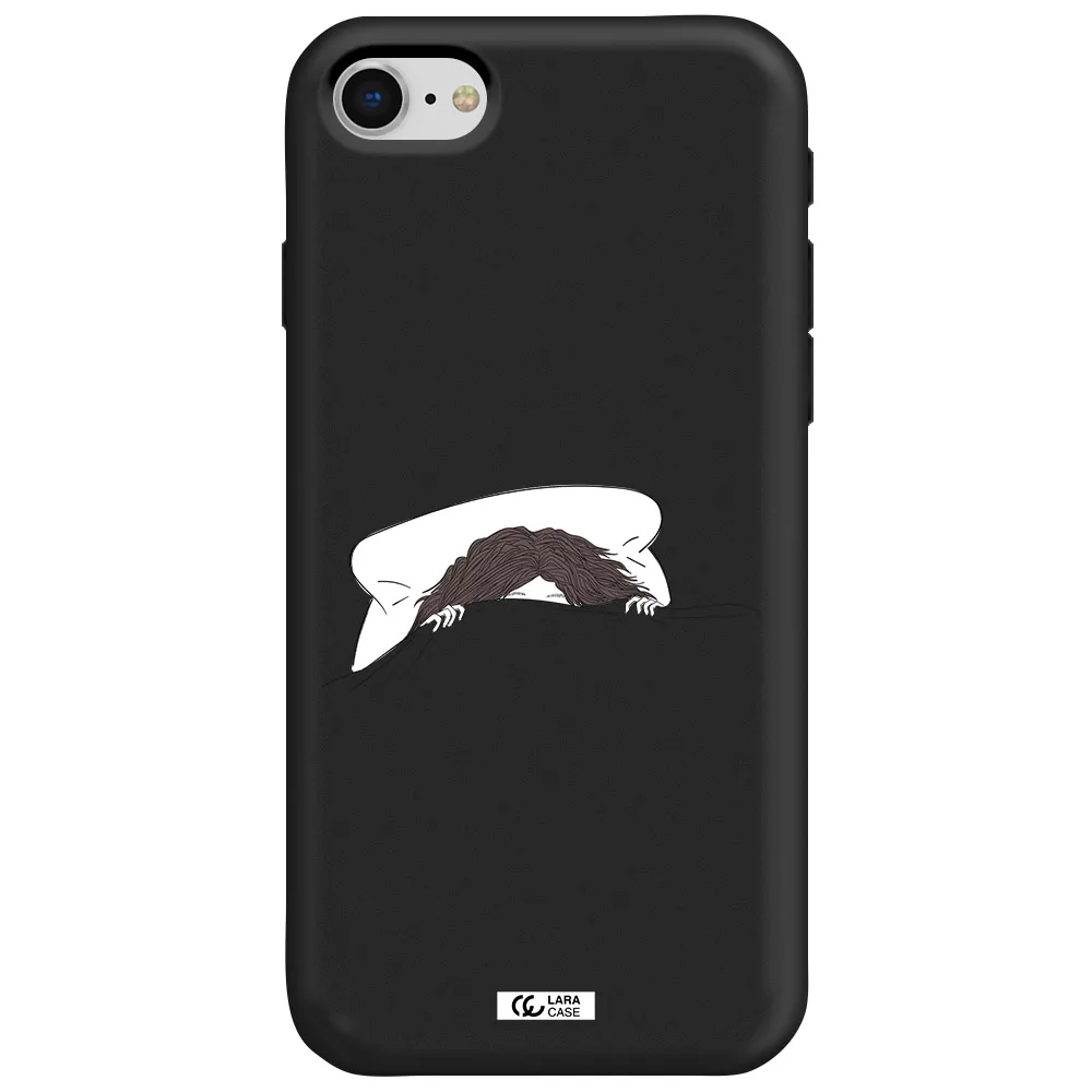 Do Not Wake Me Up Apple iPhone se 2020 Silicone black Case