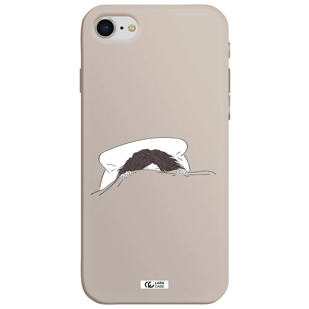 Do Not Wake Me Up Apple iPhone se 2020 Silicone Stone Case