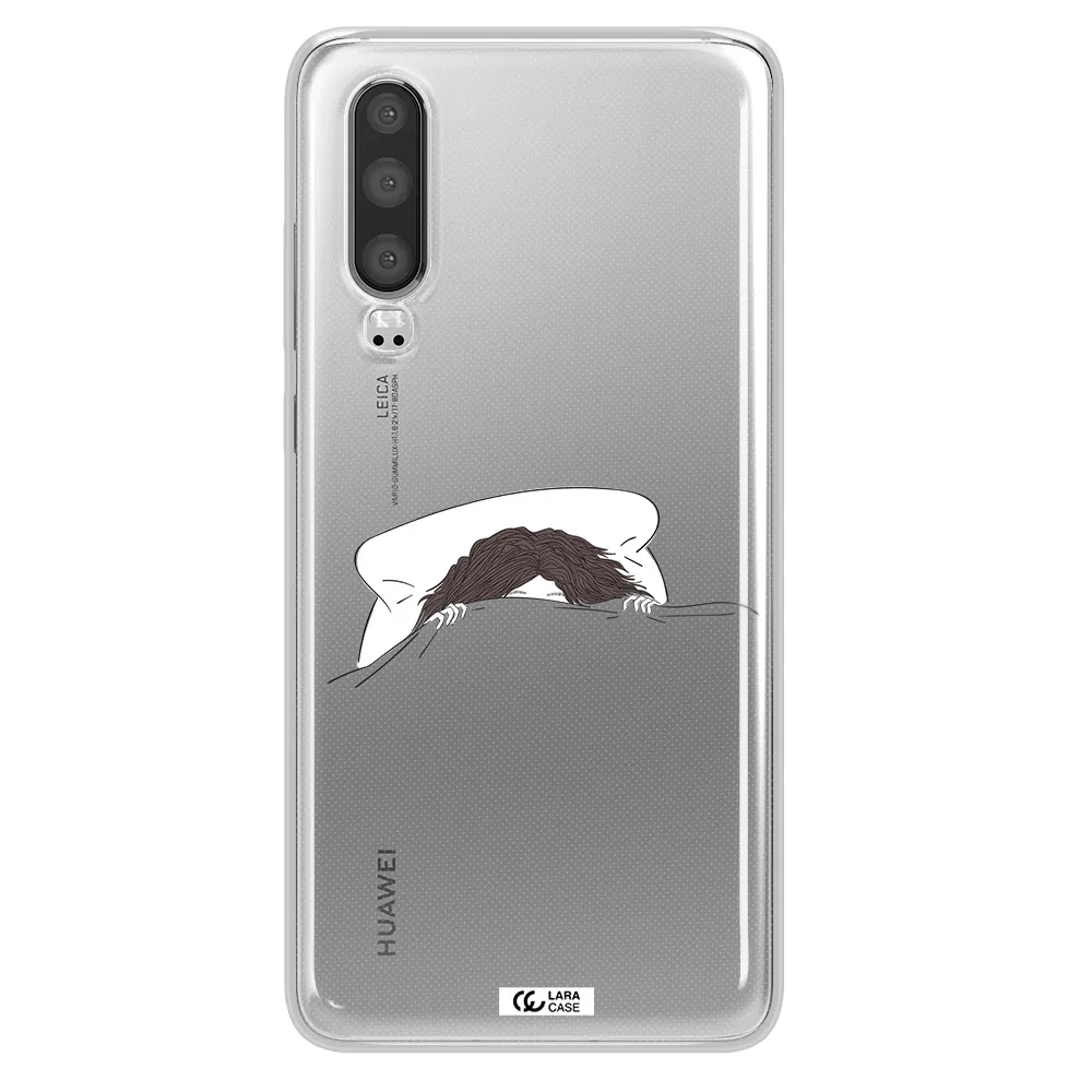 Do Not Wake Me Up Huawei P30 Clear TPU Case