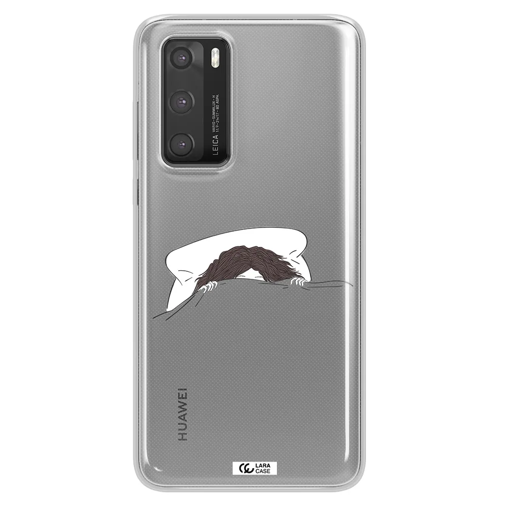 Do Not Wake Me Up Huawei P40 Clear TPU Case