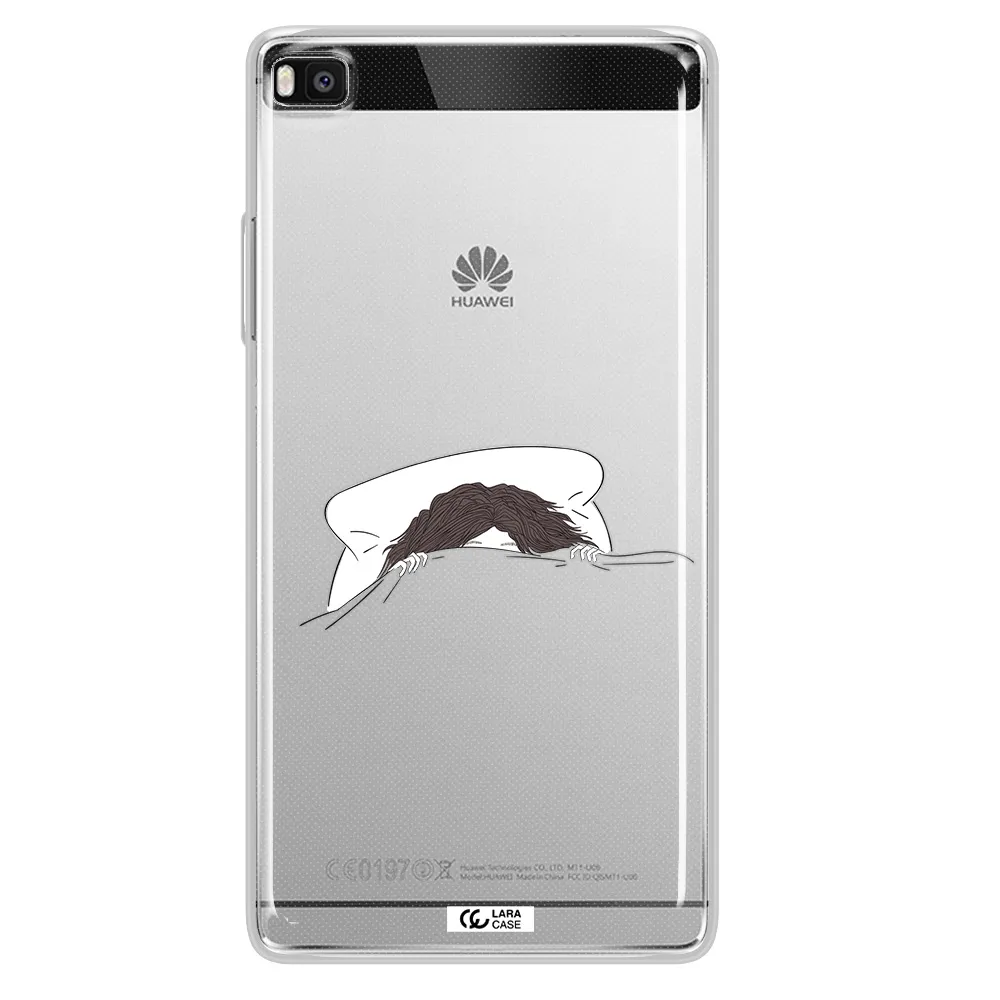Do Not Wake Me Up Huawei P8 Clear TPU Case