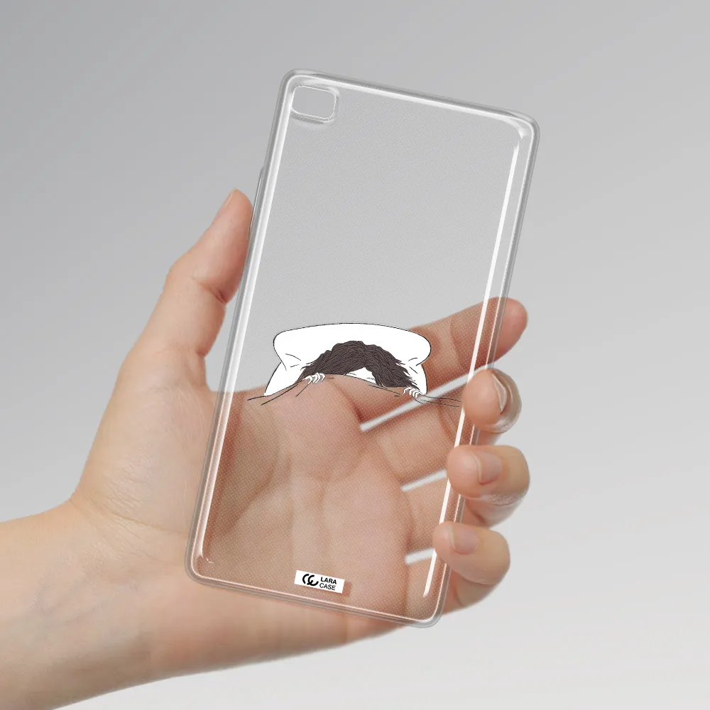 Do Not Wake Me Up Huawei P8 Clear TPU Case