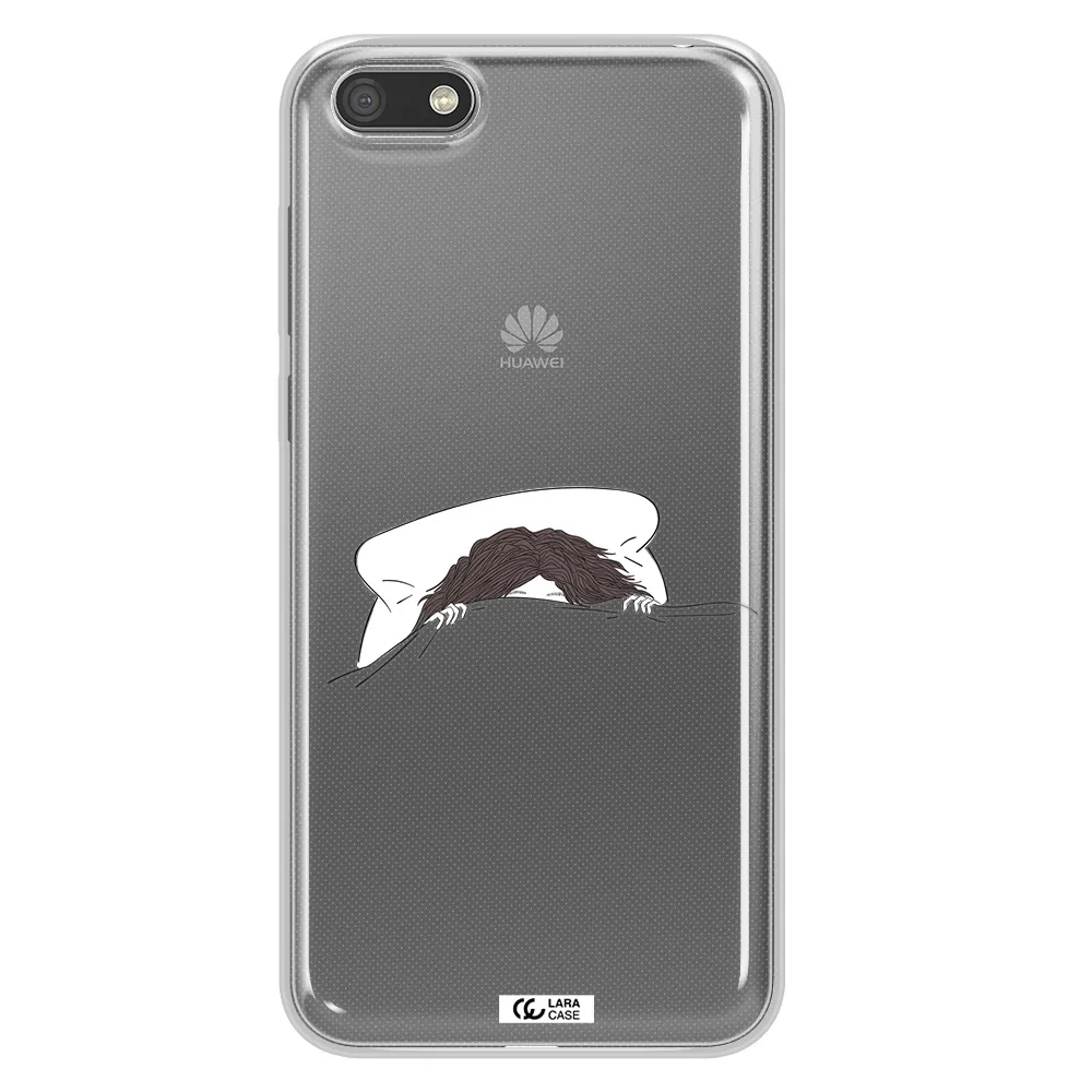Do Not Wake Me Up Huawei Y5 2018 Clear TPU Case