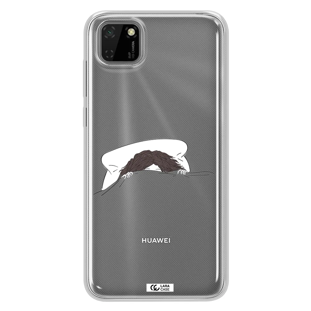 Do Not Wake Me Up Huawei Y5P Clear TPU Case