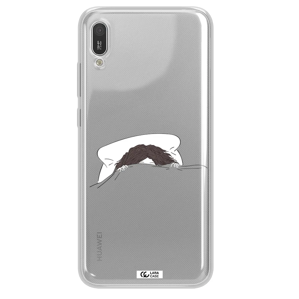 Do Not Wake Me Up Huawei Y6 Pro 2019 Clear TPU Case