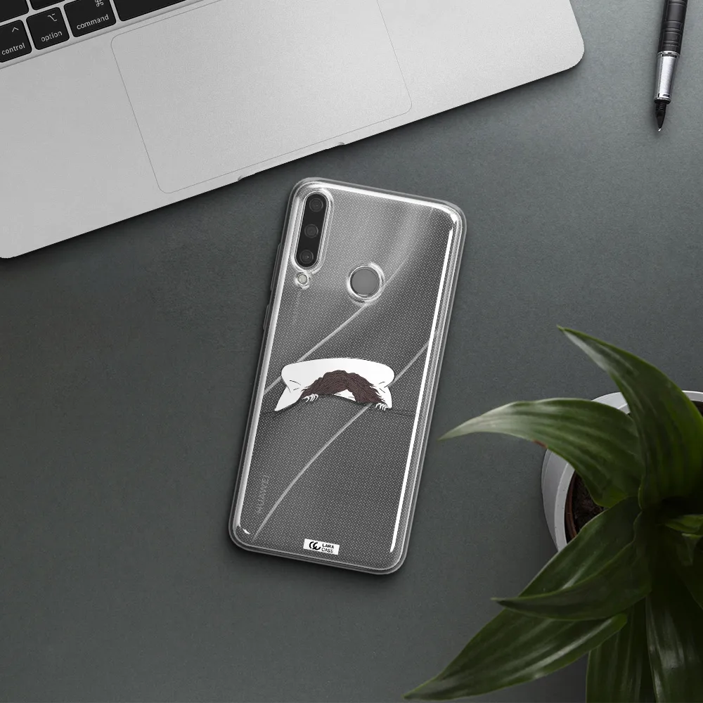 Do Not Wake Me Up Huawei Y6P Clear TPU Case