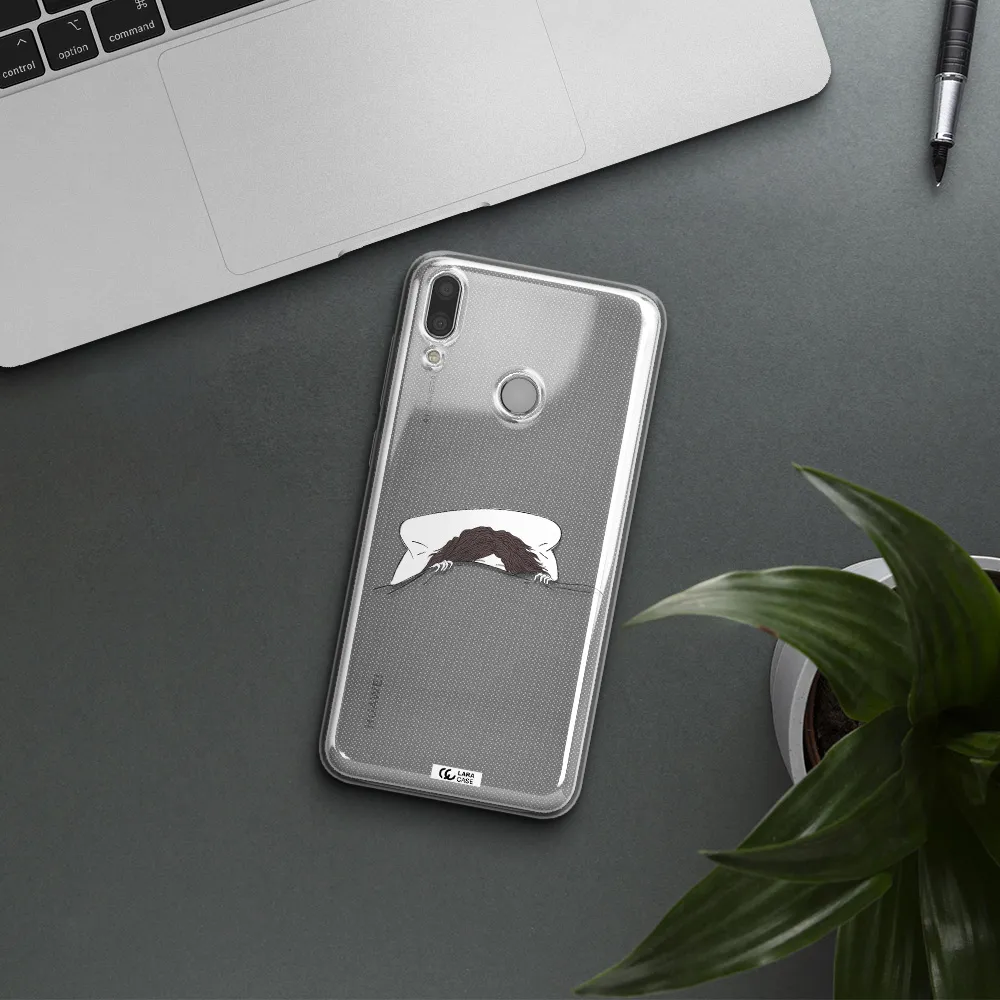 Do Not Wake Me Up Huawei Y7 2019 Clear TPU Case