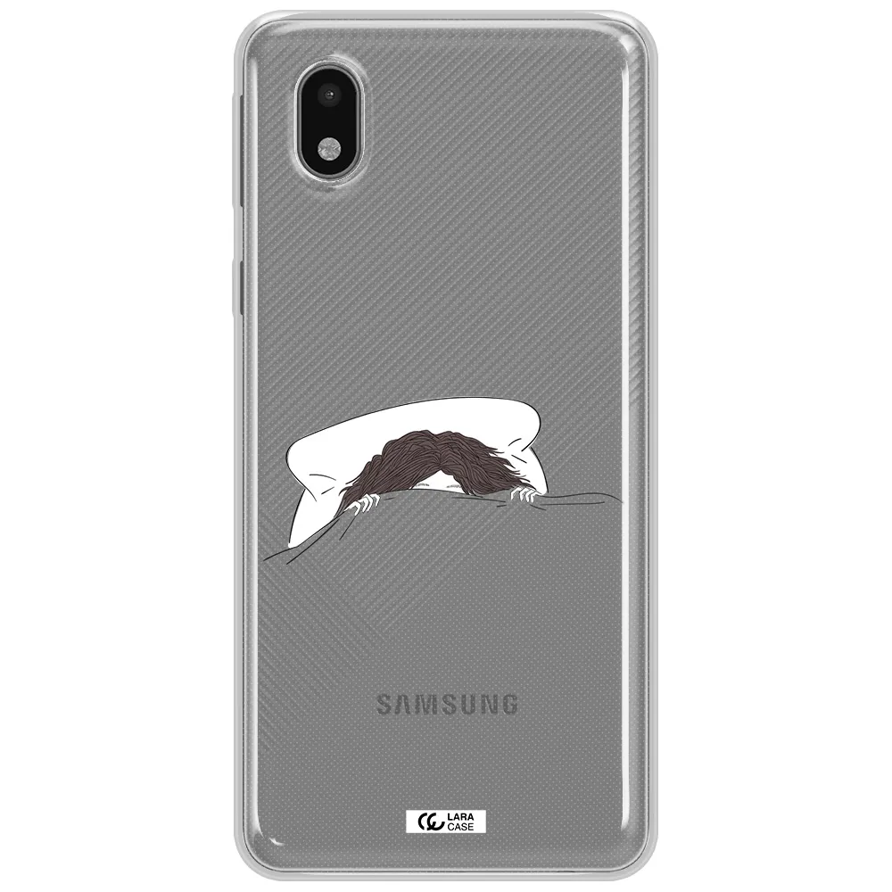 Do Not Wake Me Up Samsung A01 Core Clear Tpu Case
