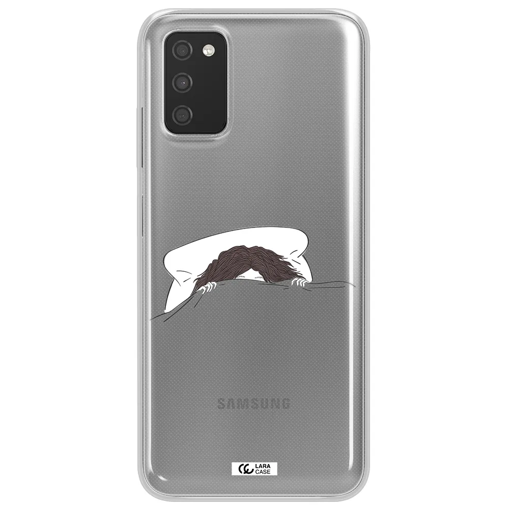 Do Not Wake Me Up Samsung A03S Clear TPU Case