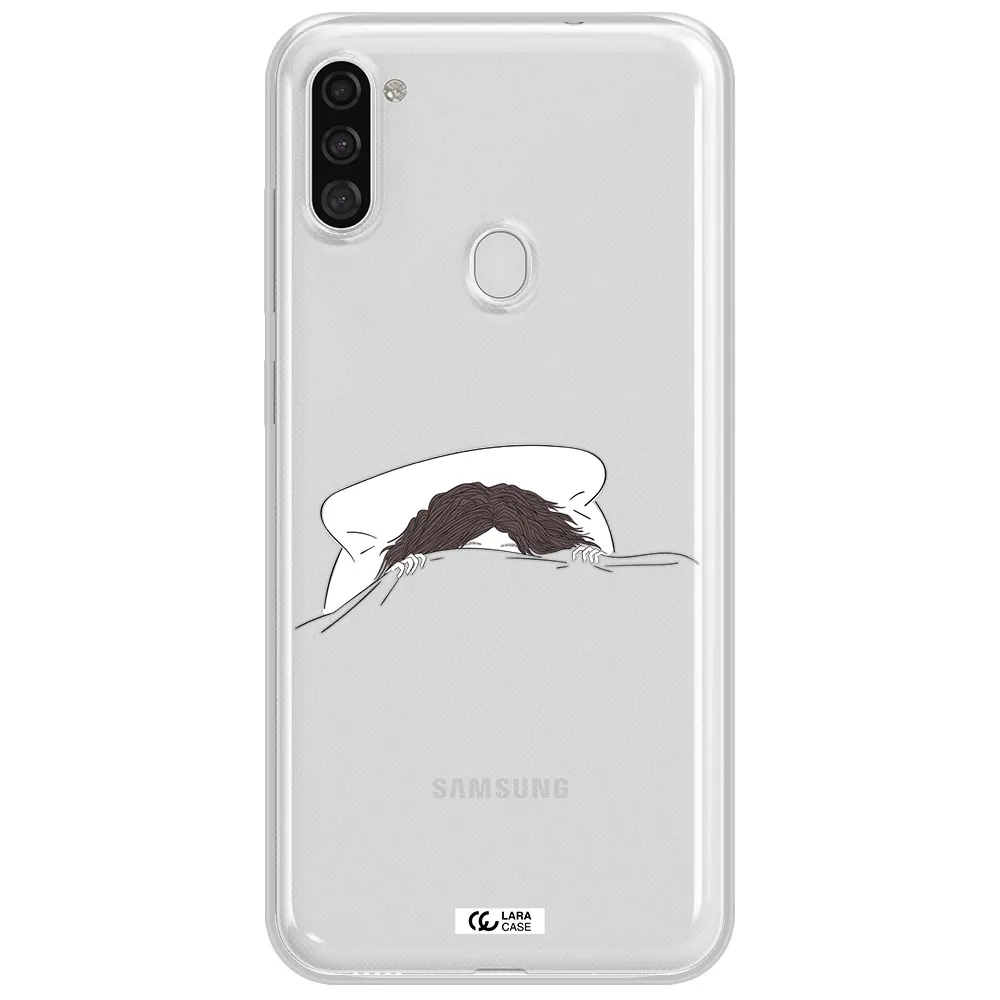 Do Not Wake Me Up Samsung A11 Clear TPU Case