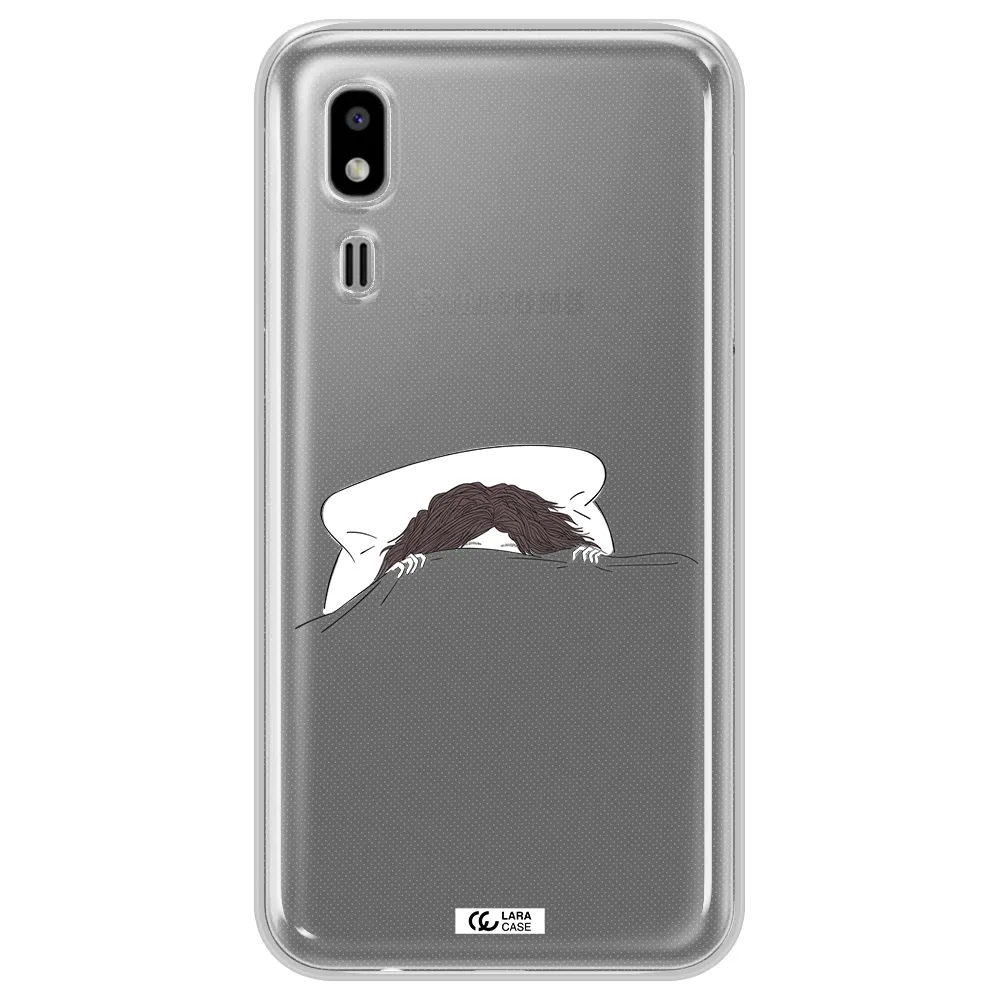 Do Not Wake Me Up Samsung A2 Core Clear TPU Case