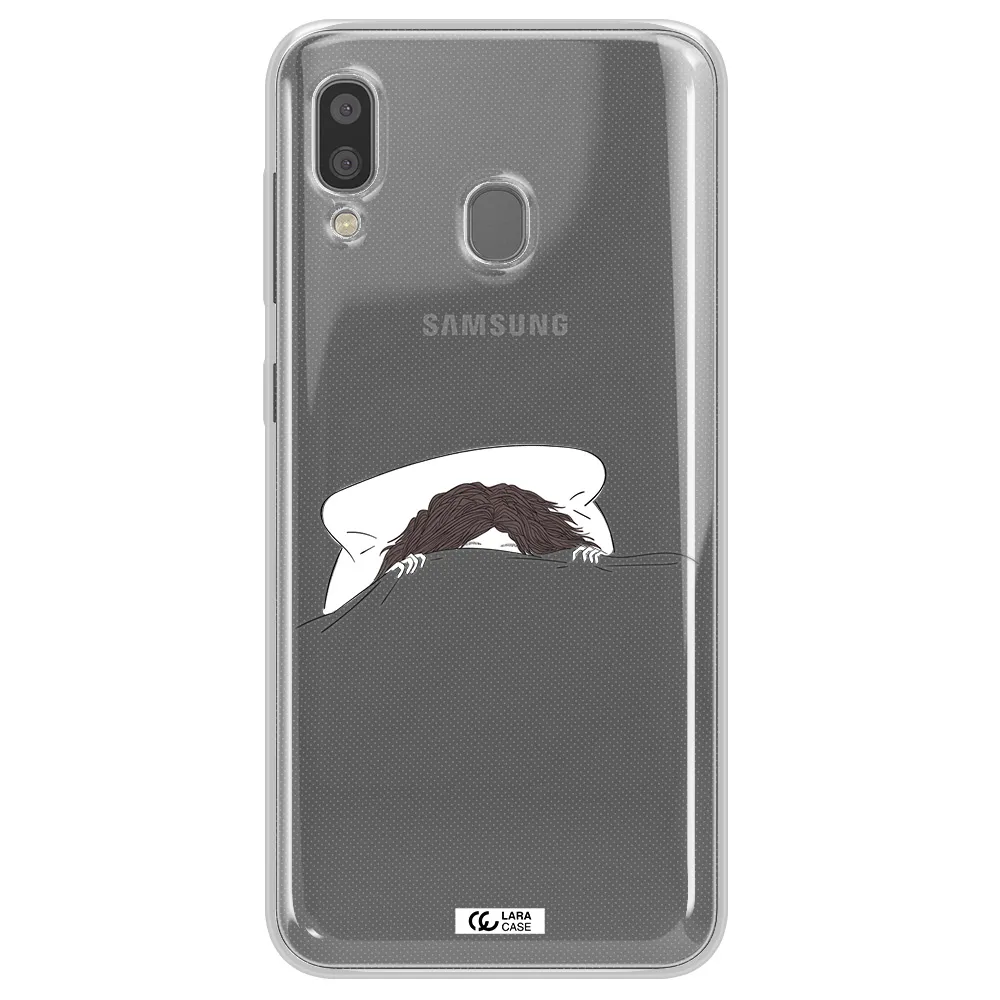 Do Not Wake Me Up Samsung A20 Clear TPU Case