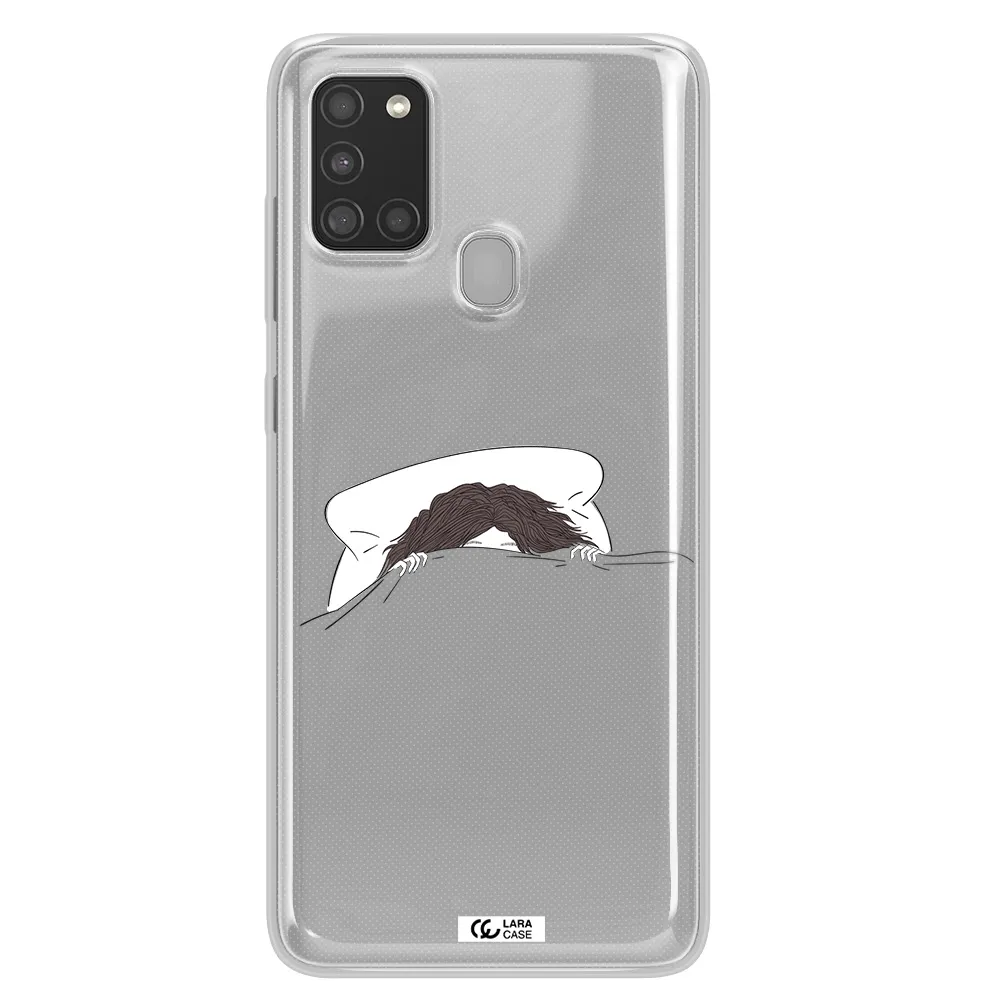 Do Not Wake Me Up Samsung A21S Clear TPU Case